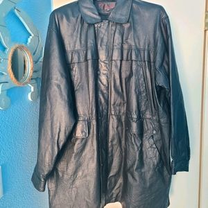 Mens 4XT heavy leather jacket